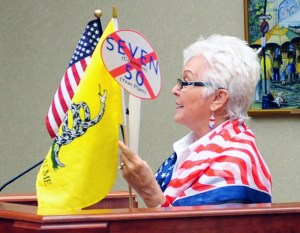 "The camel has parking meters in its shoulder bag," said resident Dorothy Frances.