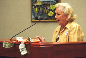 Resident Rosemarie Wilson told the Council the promise of more funding was nothing more than the Federal government using carrots to bait local governments into turning over power to a new regional authority.