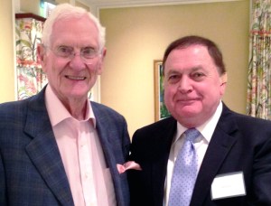 Foundation Forum advisor Richard Stark with New Horizons President/CEO John Romano.