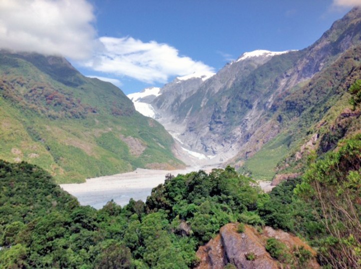 Franz Joseph Glacier, South Island New Zealand - Photo by John Maher, Port Smith, NH- Vero Beach, FL 