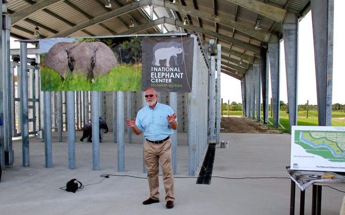 Executive Director, John Lenhardt, explains how the elephants will be received and transitioned to their permanent habitat.  