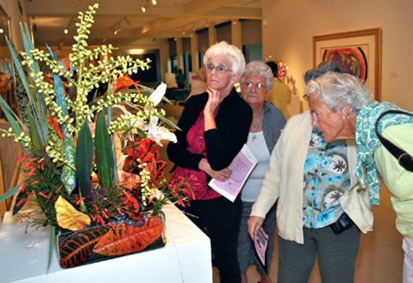 Art In Bloom Display