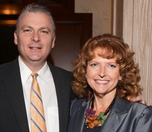 Indian River Community Foundation Executive Director KerryBartlett, with board member Kevin Given
