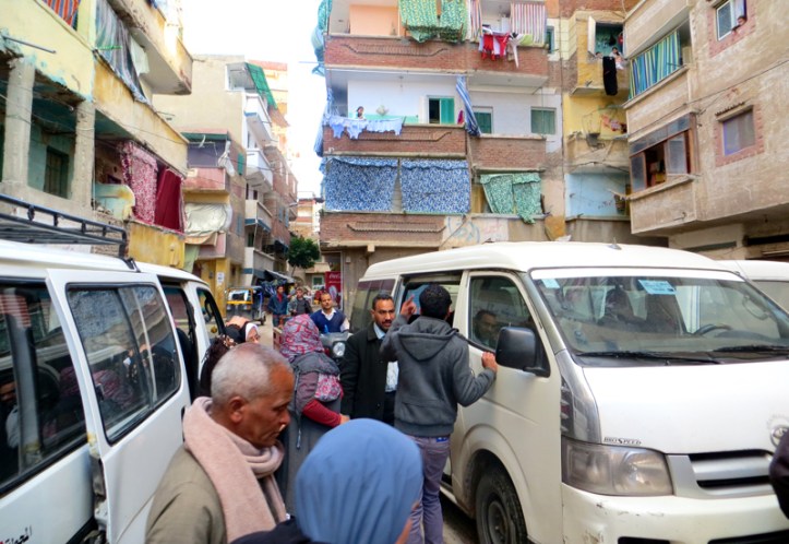 Arriving at an engagement party