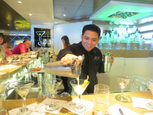 At mixology class I learned the consequence of winning the bar trivia contest -another martini