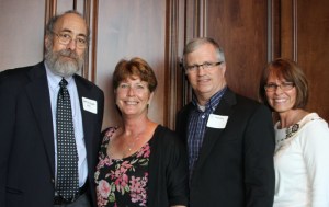 Dr. Dennis Saver (Pres IRMSF), Shelley Stuven, Dr. James (Pres IRMS) Presley and Donna Presley