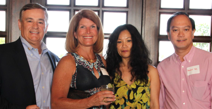 Dr. Ralph Rosato and Kati Rosato with Joy Tee and Dr. Howard Tee