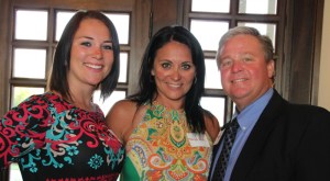 Taylor Davis with Tonya and County Commissioner Wesley Davis