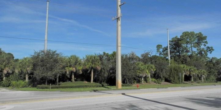 Landscaped substation on the southwest corner of 58th Avenue and 