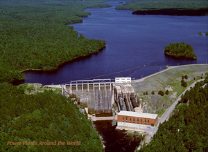 NextEra operated Harris Dam hydroelectric power plant on Flagstaff Lake