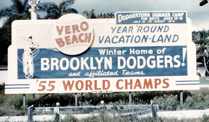Back when U.S. 1 was Florida's primary highway, this sign greeted many thousands of tourists passing through Vero Beach.