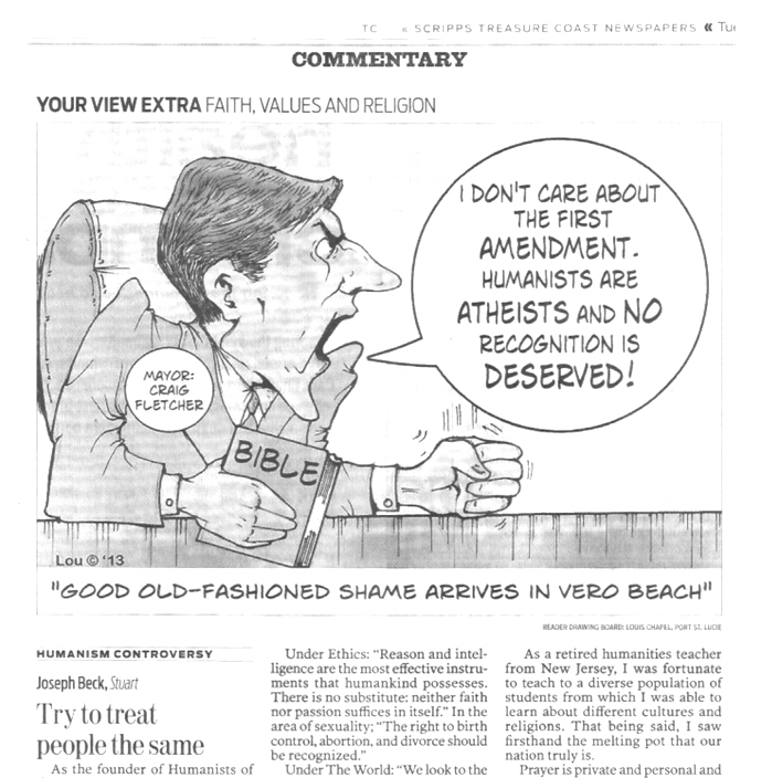 Cartoon published June 25 by Scripps Treasure Coast Newspaper 