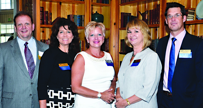 CASTLE Indian River County Board Members with Theresa Garbarino May, Executive Director Glenn Grevengoed, Josette Rappel, Theresa Garbarino May, Rose Stytek, and Kevin Scott.