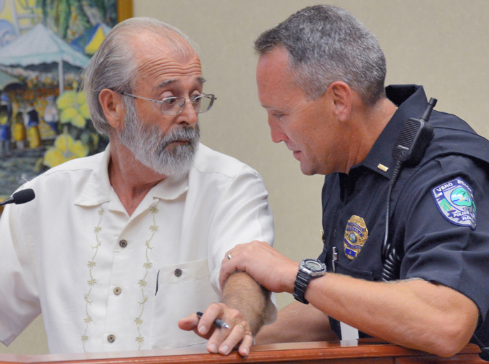 Brian Heady, at least once removed from a City Council meeting, was before the City Council and the cameras again this week contenting his behavior and that of his fellow  grandstanders has in no way increased rancor and incivility during Council meetings. 