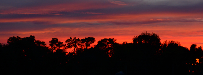 Sunset west of Vero Beach 9/25/13