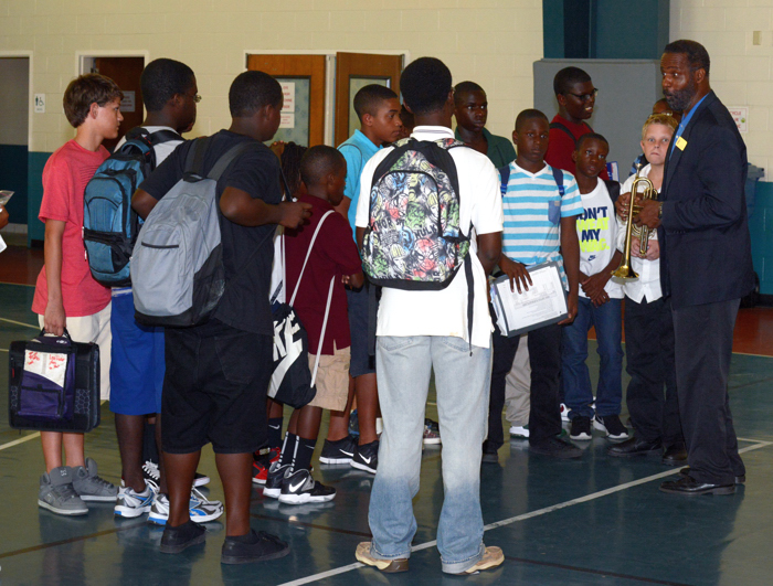Freddie Woolfork, director of public relations and facility operations for the Gifford Youth Activity Center.  Woolfork joined the GYAC staff in 1997.