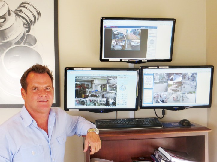 Tim Girard, president of Girard Equipment, monitors his locations in Gifford, Fort Pierce and Linden, New Jersey.