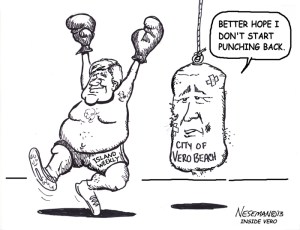 Election Edition - punching bag.B