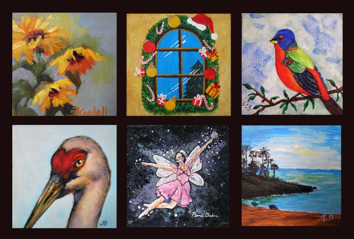 Framable works of art available at Sebastian River Art Club