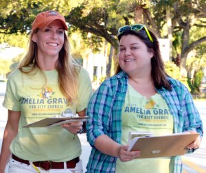 Kristy Polackwitch and other volunteers helped Graves reach an estimated 1,000 voters going door to door, including 600 in the final two days of the campaign.