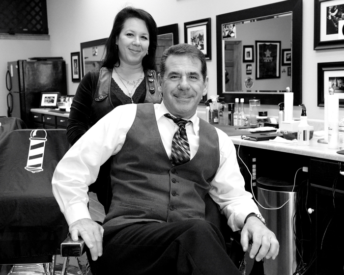 Scott Young and Michalena of The Hair Shop for Men