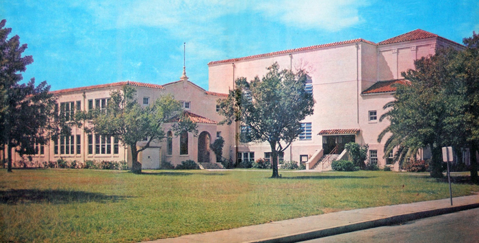 Old Vero Beach High School was located on the site of that is now the Freshman Learning Center.