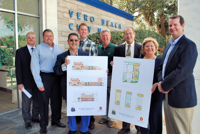 Haydn Curtis-Donadio & Associates, Robert Paugh-Bill Bryant & Assoc.,Vero Beach Theatre Guild’s Mark Wygonik, Ben Earman, Art Haeberle, Jim Schorner and Carole Strauss as well as  Todd Howder-MBV Engineering, Inc. 