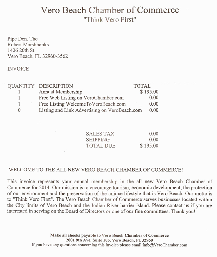Local business owners and their bookkeepers should be aware that the invoices they are receiving are, in fact, nothing more than a solicitation.