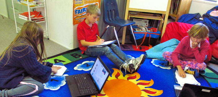 Instead of teaching students to memoriZe dates, the Willow School promotes learning through interact and experience.