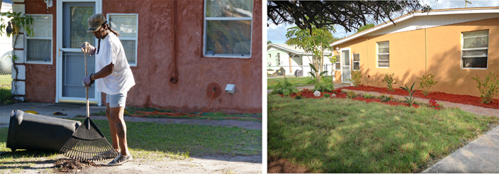 In addition to building new homes, many existing homes are being renovated through Habitat for Humanity's Revitalization Initiative. 