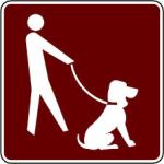 Leashed Dogs Sign