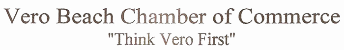The letterhead of a new chamber of commerce headed by Charlie Wilson promotes the motto "Think Vero First".