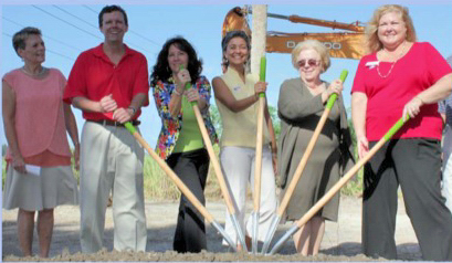 Dr. Fran Adams, Superintendent; Matthew McCain, Vice-Chairman; Dale Simchick, Board Member, Claudia Jiménez, Board Member; Carol Johnson, Board Chairman; Karen Disney-Brombach, Board Member.