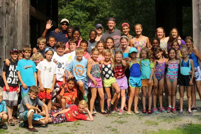 Marquise McGriff, back row left, spent part of his summer in the mountains as a junior counselor at Susquehannock Camps.  McGriff is a VBHS senior and a student at Dasie Hope.