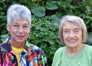 VNA President and CEO Mary Linn Hamilton (left) with Chovine Visintainer (right)