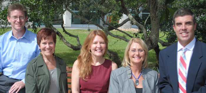 Jon Moses, Patti Rooney, Kathie Cain, Brenda Lloyd and Glenn Tremml