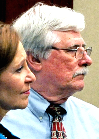 This InsideVero picture was taken at FPL/COVB contract signing. Wilson or someone associated with his campaign apparently downloaded image from the copyrighted website and used it in his latest Press Journal ad.