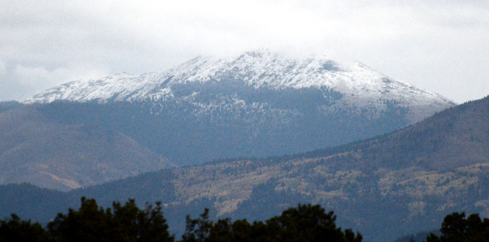 Fist snow in the Sange de Cristo Mountains