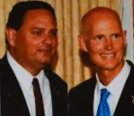 Altered image of Vice Mayor Jay Kramer and Governor Rick Scott used is mailer paid for by Committee to Change Vero Electric