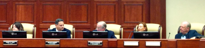 The new Vero Beach City Council: Amelia Graves, Jay Kramer, Richard Winger, Pilar Turner, Randy Old. PHOTO SUPPLIED