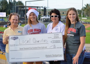 Maureen Leu (Youth on a Mission), Danielle Kirk (VBHS Lacrosse), Marllyn Justice (The Exchange Club of Indian River), Megan Vatland (VBHS Lacrosse)