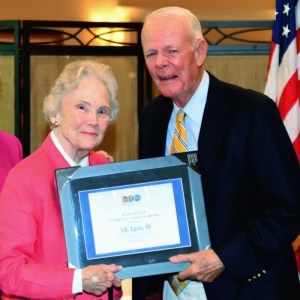 Alma Lee Loy and J.B. Egan, III