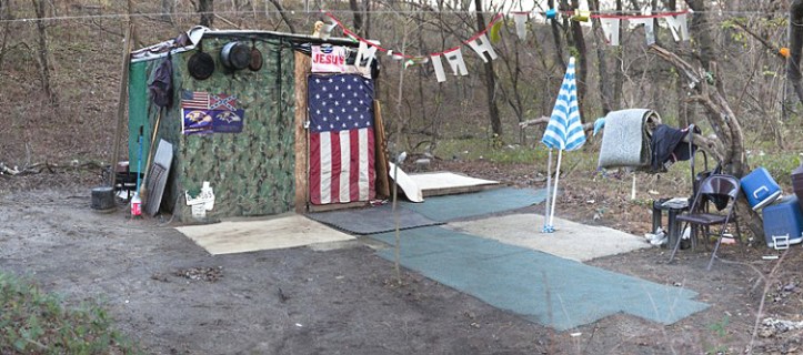 Life for the homeless isn't exactly like an extended camping trip.