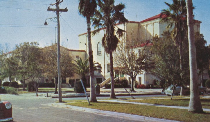 Old Vero Beach High School on 19th Street, site of Freshman Learning Center today.