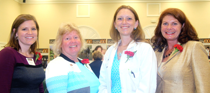 Moreen Burkart, Visiting Nurse Assoc. of the Treasure Coast; Mary Silva, Literacy Services of IRC; Dr. Nancy Baker, IRC Medical Society Foundation; Karen Deigl, Senior Resource Association Moreen Burkart, Visiting Nurse Assoc. of the Treasure Coast; Mary Silva, Literacy Services of IRC; Dr. Nancy Baker, IRC Medical Society Foundation; Karen Deigl, Senior Resource Association Photo By Maryanne DiMarzo