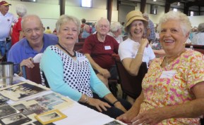 Class of 1960 grads. From left: Mike Keen, Mary Jane Stewart, John Goodknight, Janet Hoover, Marcia Michael