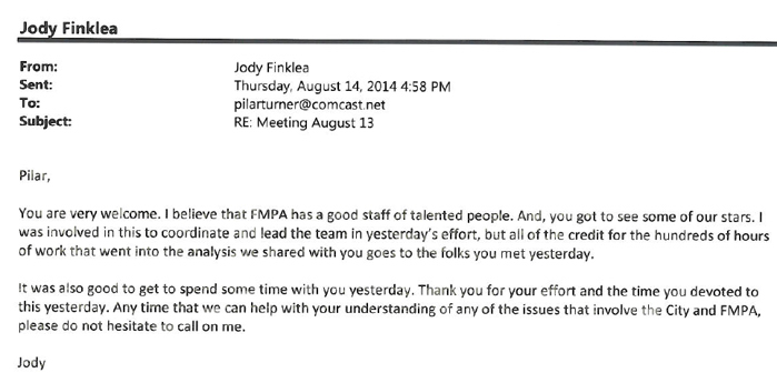 Finklea-Turner email