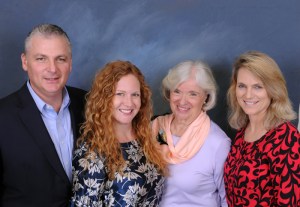 Kevin Given, IRCF Board Member and Vice President of Quail Valley Charities, Meredith Egan, United Way of Indian River County Director of Community Impact and Chairman of the Kindergarten Readiness Collaborative Coordinating Committee, Wanda Lincoln, Quail Valley Charities Board Member, Martha Redner, Quail Valley Charities Board Member