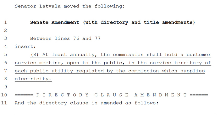 FPL successfully lobbied to kill a bill passed in the Senate that would have given electric customers greater access to the Florida Public Service Commission. 