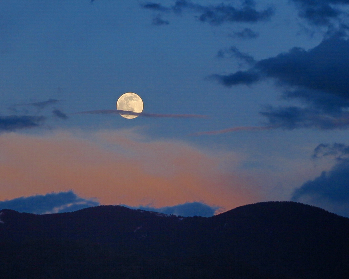 Moonrise, Questa, NM, June 2, 2015
